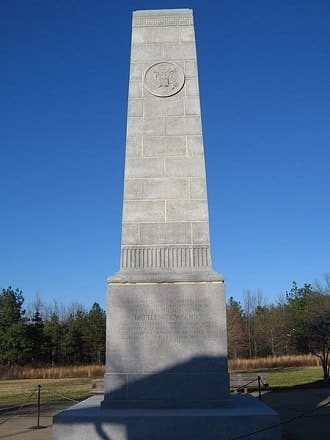 Monument at Cowpens Battlefiels