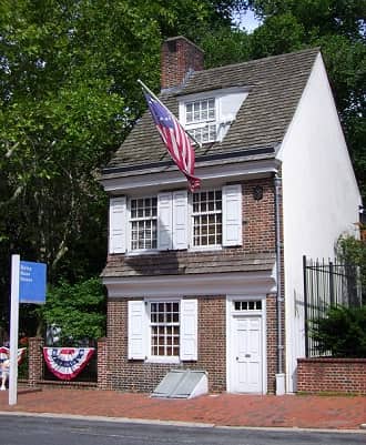 House where Betsy Ross House lived