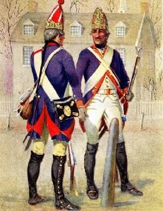 Hessian Soldiers Guarding Trenton